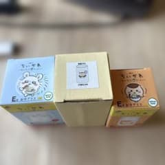 치이카와 신품 미사용 텐시와 아쿠마 캔형 유리 쿠리 만주 + 덤