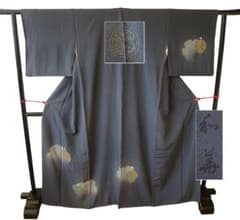 美品 作家物 極上一越地 附下げ・訪問着（正絹）仕立上り＜HH2368 