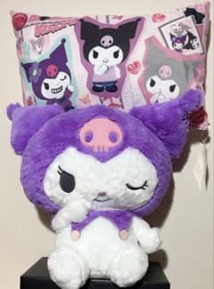 【新品・未使用】クロミ超超BIGぬいぐるみ & BIGクッション2点セット