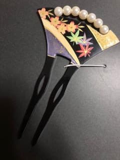 扇型 かんざし 和装のサムネイル