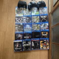 PS4 ソフト20本セット コントローラー3個付きのサムネイル