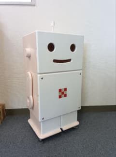 ロボット型 キャビネット 収納家具 ピンクのサムネイル
