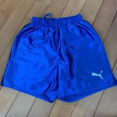 PUMA プーマ パンツ　青　140 サッカー　フットサルのサムネイル