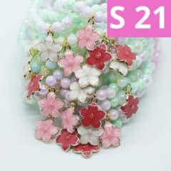 桜ビーズトリミングチョーカー21本セットSサイズ(約24cm) - メルカリ