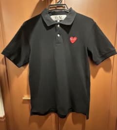 PLAY COMME des GARCONS 半袖 ポロシャツ ブラック Sのサムネイル