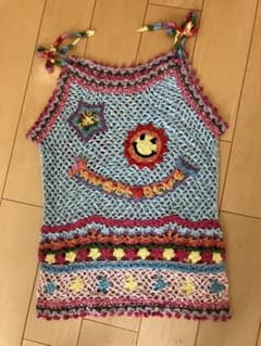 エンジェルブルー　編み込みベストのサムネイル