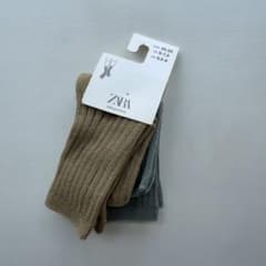 ZARA ベビー靴下 2足セット 15cmくらい　新品のサムネイル