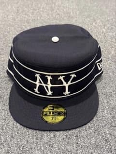 NEW ERA PILLBOX ニューヨークハイランダーズ　ネイビー 7 5/8のサムネイル