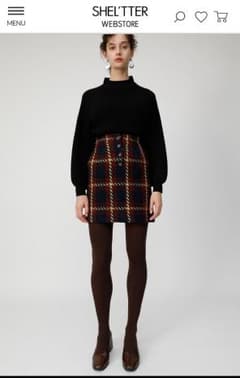 MOUSSY チェックスカートのサムネイル