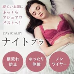 DAY&ALBY デイアンドアルビー ナイトキープアップブラ Cカップ Dカップのサムネイル