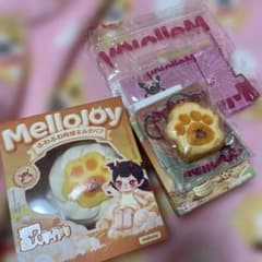 新品】Mellojoy ふわふわ肉球ミルクパフ ミニランド 肉球 2個セット
