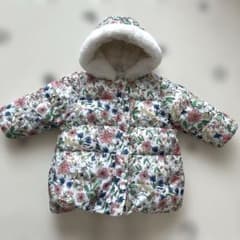 最終値下げ⭐︎PETIT BATEAU 花柄 中綿コート 18m/81cm - メルカリ