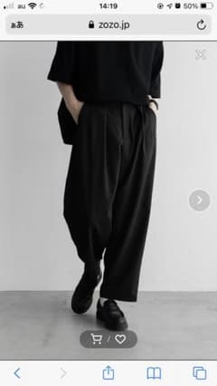【新品】ルーズタックワイドスラックスパンツのサムネイル