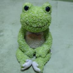 初代 かえるのピクルス Lサイズ お魚タグあり かえる ぬいぐるみ ピクルスのサムネイル
