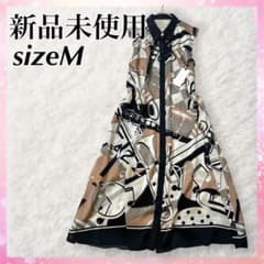 【定価42900円】グレースクラス ジャズプリント ノースリーブワンピース M 定価42900円】グレースクラス ジャズプリント ノースリーブワンピース