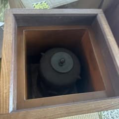 【美品/上物】茶道具 利休炉壇（上）茶釜 五徳 炉縁 4点セット 高級銅製炉壇 美品/上物】茶道具 利休炉壇（上）茶釜 五徳 炉縁 4点セット 高級銅製