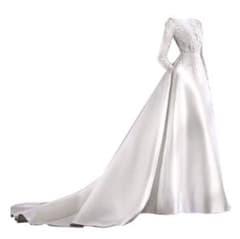 ウェディングドレス　前撮り　海外　長袖　レース　プリンセス　二次会　体型のサムネイル