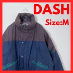 美品】古着 DASH 中綿 短丈 ナイロンジャケット ダウンジャケット M 