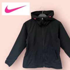 美品 NIKE ナイキ DRI-FIT ランニングジャケット フーディー 黒 Mのサムネイル