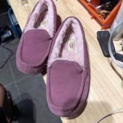 UGG モカシン パープル スエード ボアのサムネイル