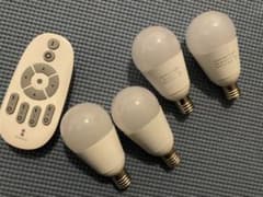 リモコン & リモコン操作調光 調色 LED電球 E17のサムネイル