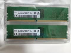 SK hynix 8GB PC4-3200AA メモリー 2枚セットのサムネイル