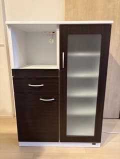 キッチンカウンター 食器棚 収納棚　スイートデコレーション　75センチ キッチンカウンター 食器棚 収納棚 スイートデコレーション 75センチ