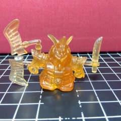 ガシャポン戦士 密林の摩亜屈【未切り・レアカラー・クリア】 ガン消し