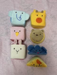 動物 布製 知育ブロック 6個セットのサムネイル
