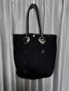 Schott トートバッグ Pコートモチーフ ウール 裏地キルティング