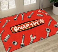 スナップオン　ラグマット　ブランケット 新品 スナップオン フロアマット ラグ カーペット ① - メルカリ