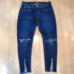 【シャラーん様専用】ZARA MAN ダメージ スキニーデニム パンツのサムネイル