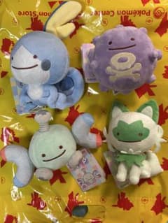 へんしん！メタモン ぬいぐるみ 4体セットのサムネイル