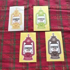 SWEN ランタンデザイン ステッカー4枚セットのサムネイル