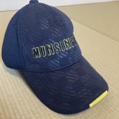 【極良品】Munsingwear メッシュキャップ ネイビーのサムネイル