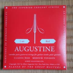 クラックギター弦1セット AUGUSTINE . classic/red.のサムネイル