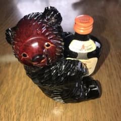 木彫 熊 ウイスキー 未開栓 SUNTORY OLD ウイスキー付き - メルカリ