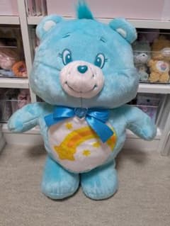 タグ付き　ケアベア　GIGO限定　ジュエリーBIGぬいぐるみ　ウィッシュベア