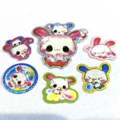 ⭐︎平成うさぎ⭐︎フレークシール ⭐︎6枚セット⭐︎当時物 - メルカリ