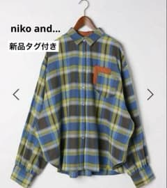 新品ニコアンド[be with M]Misayoカラフルチェックシャツ 新品】ニコアンド -be with M- Misayoカラフルチェックシャツ - メルカリ