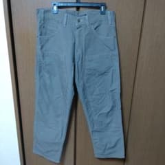 PRSN BLU ダブルニーワークパンツ オリーブ　W34L30のサムネイル