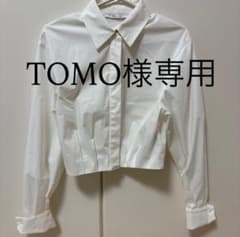 GAUDI ホワイト クロップドシャツ 長袖のサムネイル