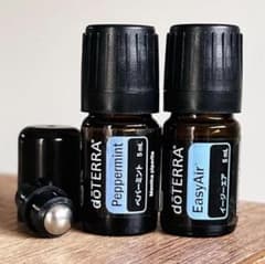 doTERRA 3本セット　ペパーミント　イージーエア　スペアミント　ドテラ doTERRA ドテラ イージーエア& ペパーミント 2本セット - メルカリ