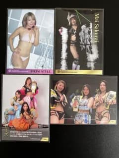 マリーゴールド トレカ 桜井　4枚セット 女子プロレスカード MARIGOLDのサムネイル
