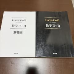 Focus Gold 数学 II+B 解答編 第4版のサムネイル