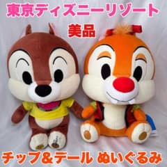 美品‼️】ディズニーリゾート チップ＆デール ぬいぐるみセット 15周年