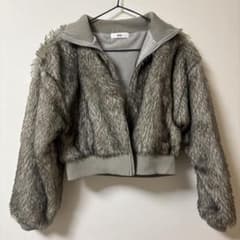 フェイクファー ショート ブルゾンのサムネイル