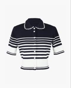 ポロシャツ bibiy. *ROSIE SHIRT KNIT Bibiy. ROSIE SHIRT KNIT NAVY - メルカリ