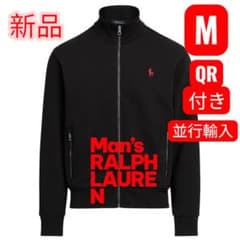 Ralph Lauren ブラック トレーナー Mサイズ QR付き - メルカリ