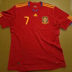 K*読様  サッカー スペイン代表 ダビド・ビジャ ユニフォーム 4 K*読様 adidas サッカー スペイン代表 ダビド・ビジャ ユニフォーム 4